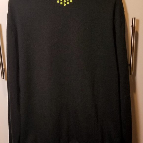 Puma track jacket - black w/ neon blue/yellow trim - Picture 2 of 6